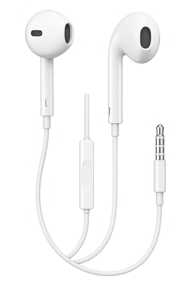cuffie con il filo stile iphone sticker