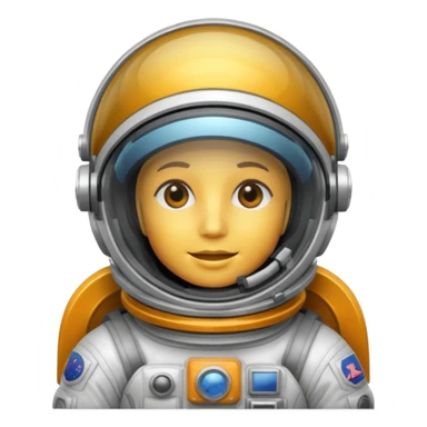 Astronaut helmet with Suggests a contained environment and communication. sticker