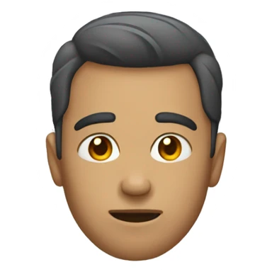 man with forehead  sticker