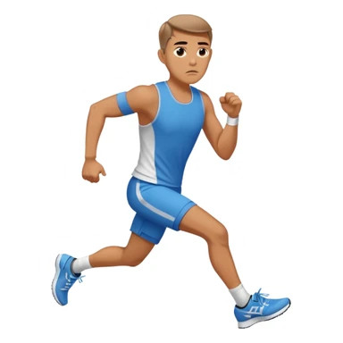 Man running after hyundai ionic sticker
