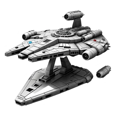 Vaisseau faucon milenium sticker