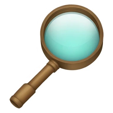 magnifier glass sticker