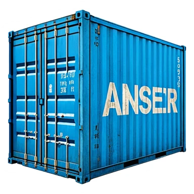 Anselm Kiefer concrete shipping container sticker