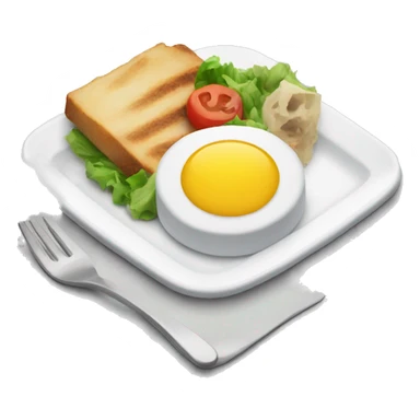 Plate with cooler sticker