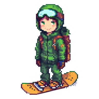 snowboarder  sticker