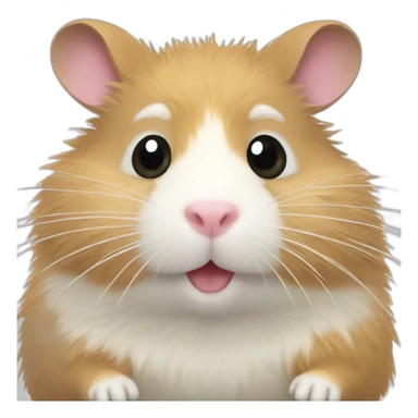 fluffy-hamster sticker