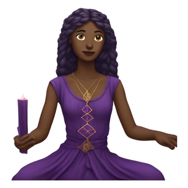 tarot cards purple colors sticker