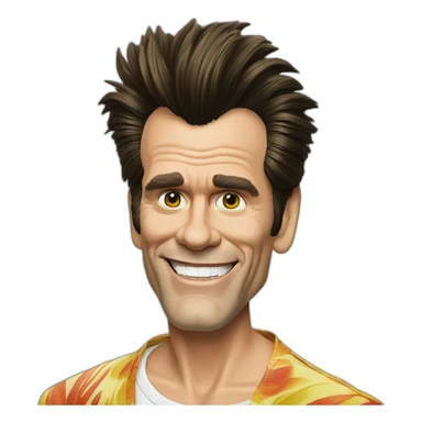 ace ventura jim carrey sticker