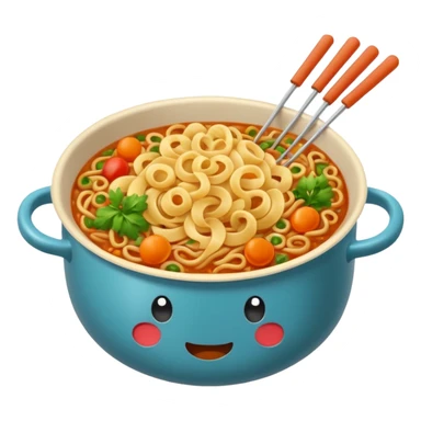 Vasos de sopa instantánea Marchan  sticker