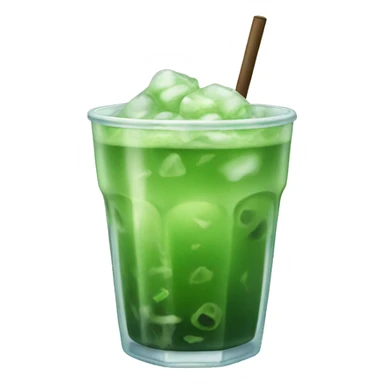 iced matcha drink sticker