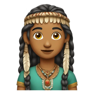 Indienne natif sticker