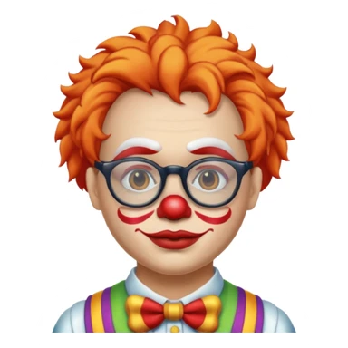🤓+🤡 sticker