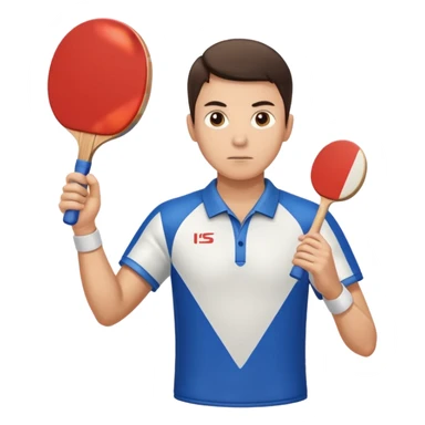 athlette with ping pong rocket sticker