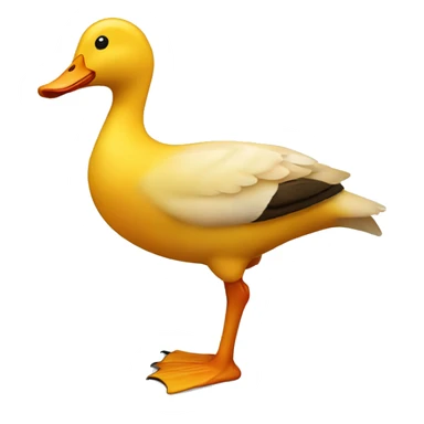 leg injury duck sticker