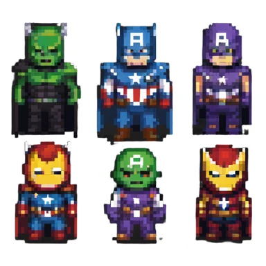 Avengers villains team sticker