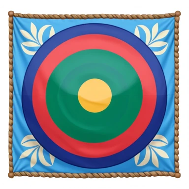 Mapuche flag sticker