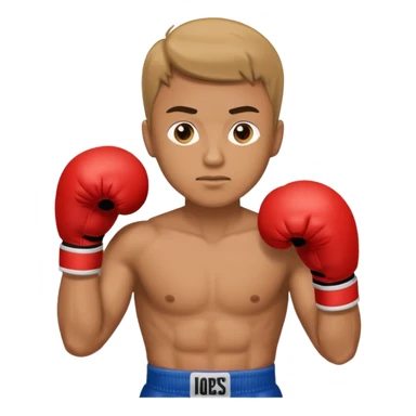 guy workout boxing  sticker