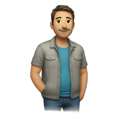 Homme enceinte sticker