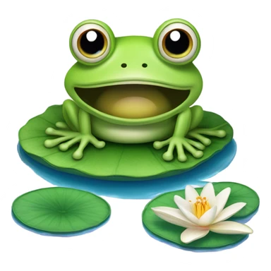 Frog farting sticker