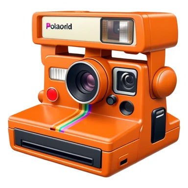 Polaroid 637 Spice Cam camera sticker
