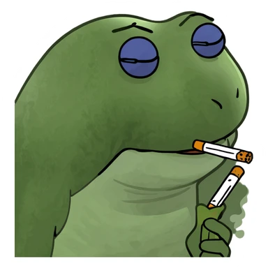 blueberry thats high smoking a joint sticker