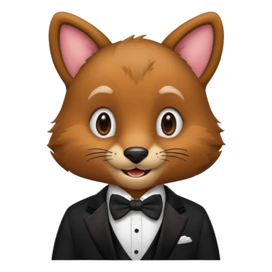 Animal in Formal Attire sticker
