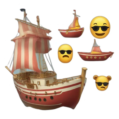 le bateau le Vogue Merry one piece sticker