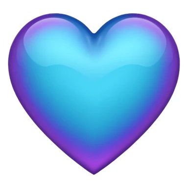 I need a heart with purple, teal, orange, and midnight blue in it. sticker
