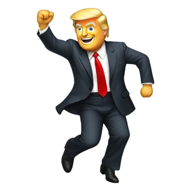 Donald trump dancing  sticker
