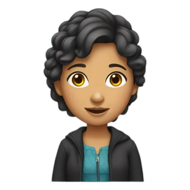 Spanish girl sticker