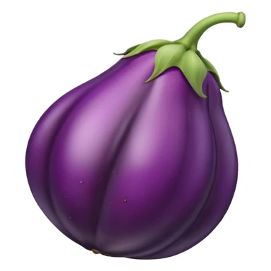 curve brinjal with cut piece sticker