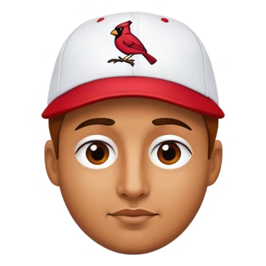 STL cardinals fanatic  sticker