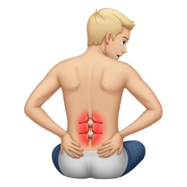 آلام أسفل الظهر sticker