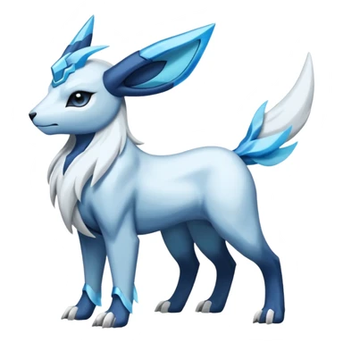 Absol-Cobalion-Glaceon-Suicune-Amaura-fusion sticker