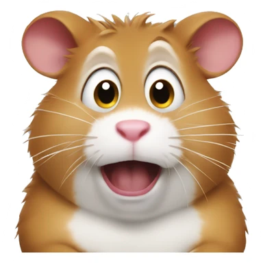 Very mad hamster  sticker