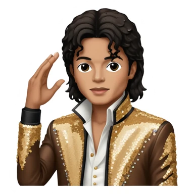 Micheal jackson doing the lean sticker