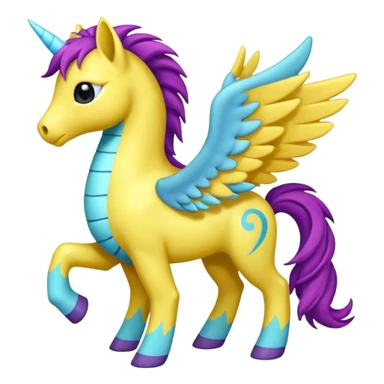 Brony-Fakémon-hybrid-creature (full body)  sticker
