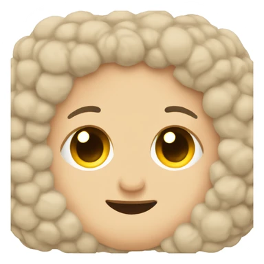 Beige kuscheldecke sticker