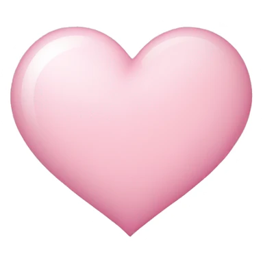 Light pink heart sticker