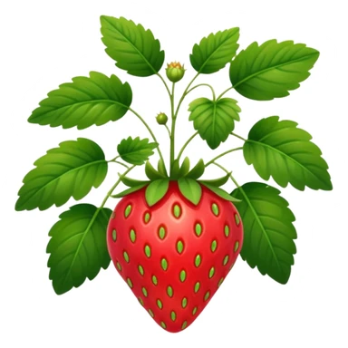strawberry plant sticker