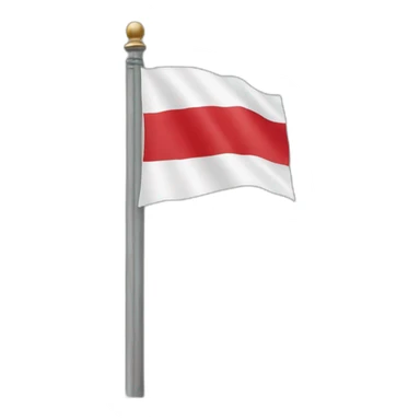 Indonesian flag pole sticker