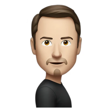 elon musk fight steve jobs sticker