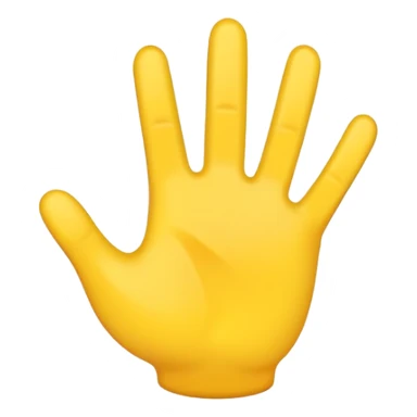 high five, iPhone emoji style sticker