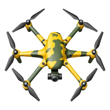 generate a realistic war fpv dron sticker