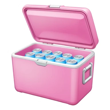 pink cooler sticker