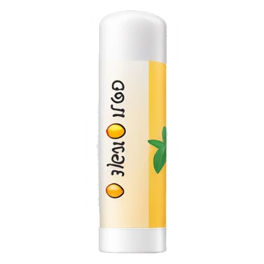 lip balm with label sticker