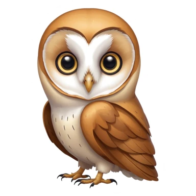 barn owl sticker