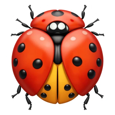 red ladybug sticker
