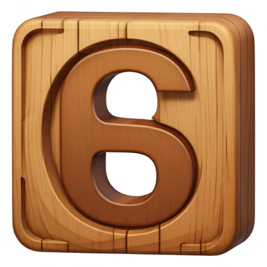 the letter G in a block sticker