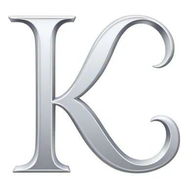 Light silver romantic letter sticker